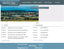 Tablet Screenshot of oberteuringen.de